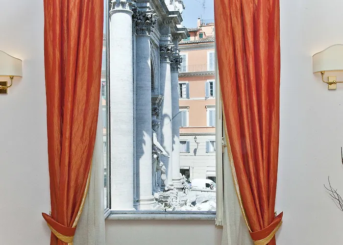 Rental In Rome Trevi Fouintain View Apartment *