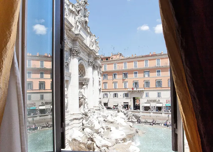 Daire Rental In Rome Trevi Fouintain View Apartment Roma