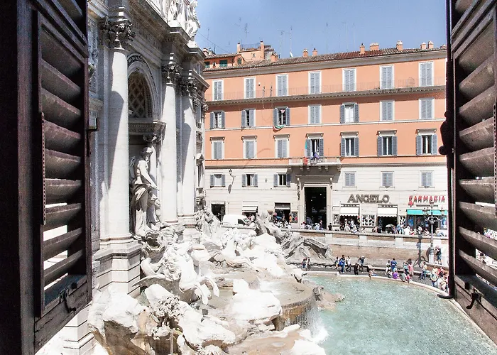 Rental In Rome Trevi Fouintain View Apartment *